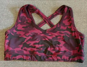 Torrid Active Plum and Black Camo Sports Bra Size 2X thumbnail 1
