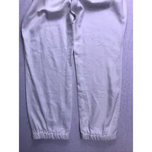 Steve Madden Jogger Pants Womens Medium White Linen Blend Elastic Hem New thumbnail 10