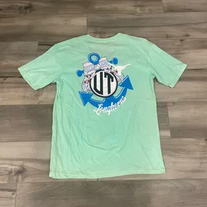 Pressbox University of Texas longhorns green blue and white shirt ut medium thumbnail 2