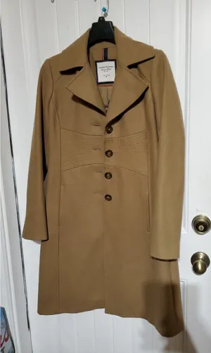 TOMMY HILFIGER WOMEN'S SINGLE-BREASTED WALKER COAT , Size US 4 thumbnail 1