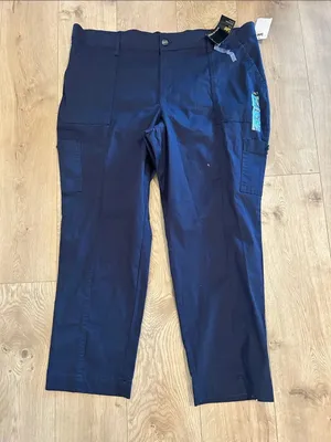 Lee® Women's Plus Ultra Lux Comfort Flex-To-Go Utility Pant Mood Indigo, 24W NWT thumbnail 4