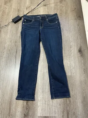 American Eagle Outfitters Navy Straight Leg Women’s Jeans thumbnail 2