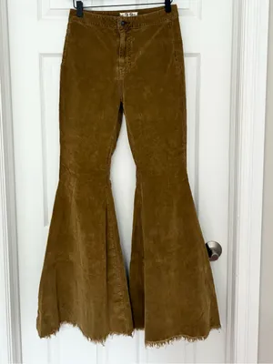 Free People We The Free Just Float On Cord Flare Pants, Velvet Corduroy thumbnail 14
