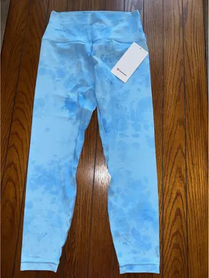 Lululemon Align High Rise 25” Smoothie Wash Blueberry Size 8 NWT thumbnail 3