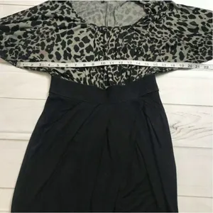 Asos Animal Print Long Sleeve Dress Size 4 thumbnail 6