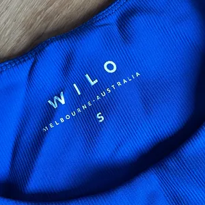 WILO Active Blue Sports Bra (S) & High Waist Leggings (XS) Matching Activewear Set Excellent thumbnail 3