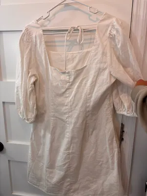Target White Square Neck Dress Medium thumbnail 4