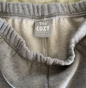 aritzia tna cozy grey sweat shorts thumbnail 2