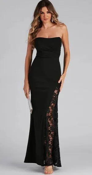 Windsor Black Prom Dress thumbnail 2
