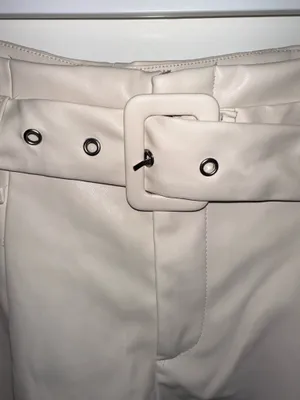 DO+BE White leather shorts thumbnail 4