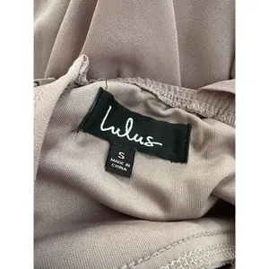 Lulus Air of Romance Taupe Maxi Dress Small Wedding Bridesmaid Formal Neutral thumbnail 6