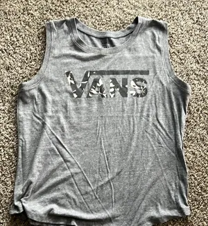Vans Gray‎ Women's Tank Top thumbnail 1