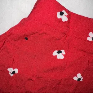 Sweet Rain red floral ruffle shorts. thumbnail 7