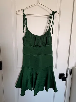 Emerald Green Princess Polly Romper Dress thumbnail 3