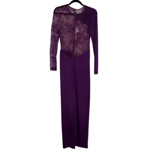 Michael Costello X Revolve Hillary Lace Gown In Purple thumbnail 9