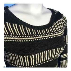 Roxy Knit Sweater Dress XS Gray White Cozy Cabin Core Fall Winter Dress thumbnail 11