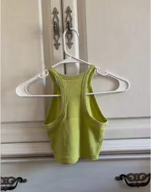 American Eagle Outfitters ribbed tank top green thumbnail 3