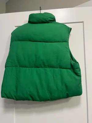 Sixth June ASOS Green Puffer Vest thumbnail 4