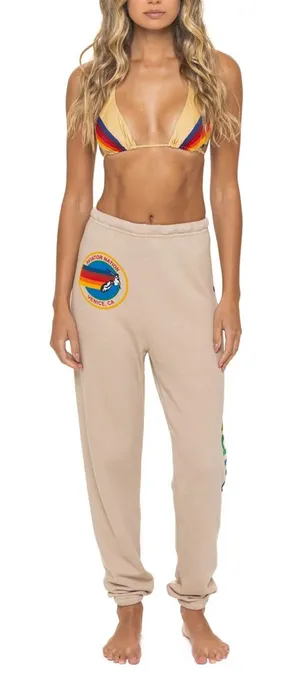 Aviator‎ Nation sand tan sweatpants pull on thumbnail 1