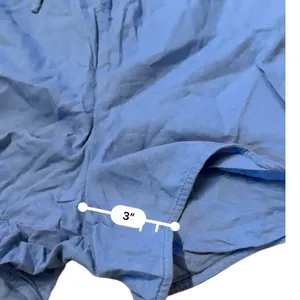 Banana Republic Factory Blue Linen Shorts Large Summer Casual‎ Lightweight thumbnail 9