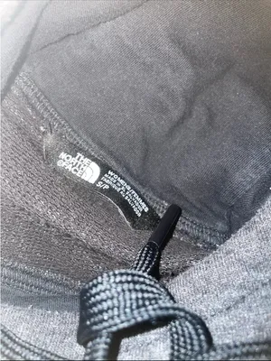 The North Face Black Pullover Hoodie with Black Drawcord thumbnail 2