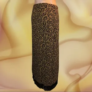 Lemme for Nina Lenard Tan and black leopard skirt thumbnail 2