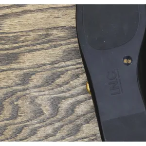 INC International Concepts Womens Rachany Hardware Flats Black Smooth 8M thumbnail 6