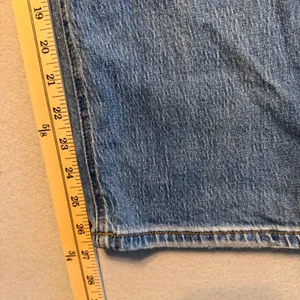 Quince Stretch Bella Stretch Barrel Jeans Atlantic Blue Organic Cotton Size 27 thumbnail 6