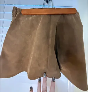 Free People Paradise found faux suede skirt thumbnail 3