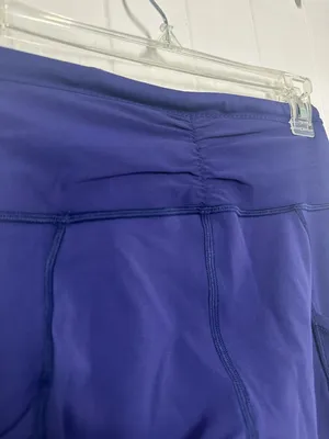 Lululemon HIT IT Purple Athletic Cropped Leggings with Side Pockets thumbnail 4