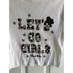 Shania Twain Women's Sz Small "Let's Go Girls" Country Western Graphic Baby Tee thumbnail 3