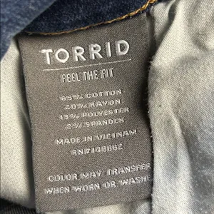 Torrid Super Soft Denim Jeggings Plus Size 18 Tall thumbnail 14