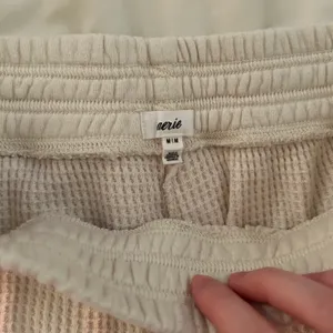 cream waffle knit shorts thumbnail 2