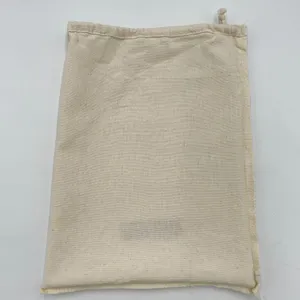 Valentino Dust Cover‎ Bag Cream Off-White Red Tag Drawstring Closure 6.5" x 12" thumbnail 4