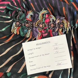Anthropologie‎ GEISHA DESIGNS Kalinka Maxi Dress Halter Embellished Clip Dot 0 thumbnail 15