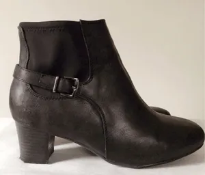 East 5th Rain Black Faux Leather Booties thumbnail 8