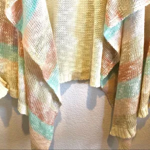 Pronto pastel long sleeved cardigan thumbnail 3
