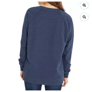Wildfox "Good Vibes" Crewneck Sweatshirt Blue Multi‎ Chenille Applique Size S thumbnail 2
