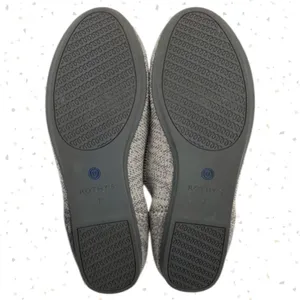 Rothys Grey Shoes Comfortable Round Toe Office Neutral The Flat Taupe Heather 7 thumbnail 7