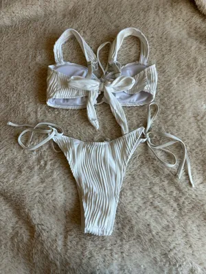 Zaful Bikini Set White thumbnail 2