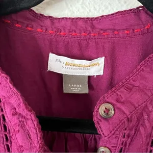 Pilcro by Anthropologie Tavi Button Down Blouse thumbnail 7