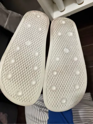 Adidas® Adilette slides pink - Green Floral & White Stripes 7 thumbnail 4