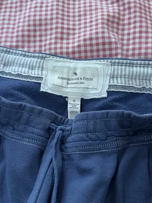 Y2K Abercrombie & Fitch Navy Drawstring Casual Shorts thumbnail 3