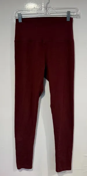 Aerie offline OG cotton High-Waist Burgundy‎ Leggings thumbnail 1