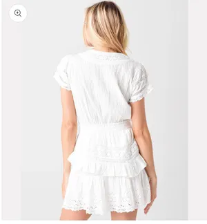 LOVESHACKFANCY- Jeromie Dress Bride Summer Cocktail Preppy Rush Sorority thumbnail 2