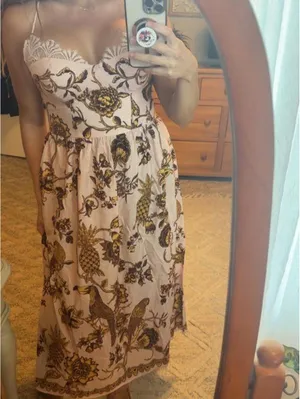Farm Rio Tropical Landing Midi Dress thumbnail 2
