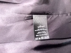Aritzia Wilfred Crepette Blazer jacket XS Gray thumbnail 11