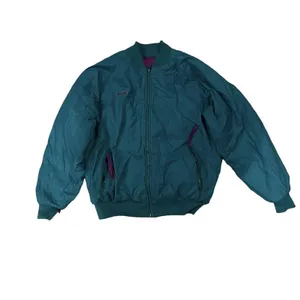 Columbia Reversible Bomber Jacket Purple Teal‎ Full Zip Size Medium Unisex thumbnail 4
