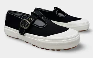 Vans Style 93 Mary Jane Black Canvas Shoes 9.5 thumbnail 1