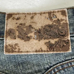 Stampa Jeans Vintage Y2K Embroidery Skater Jeans Hip Hop Denim 34x30 Medium Wash thumbnail 5
